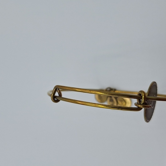 Alex and Ani Rafaelian Gold Finish "E" Bangle - Picture 9 of 9